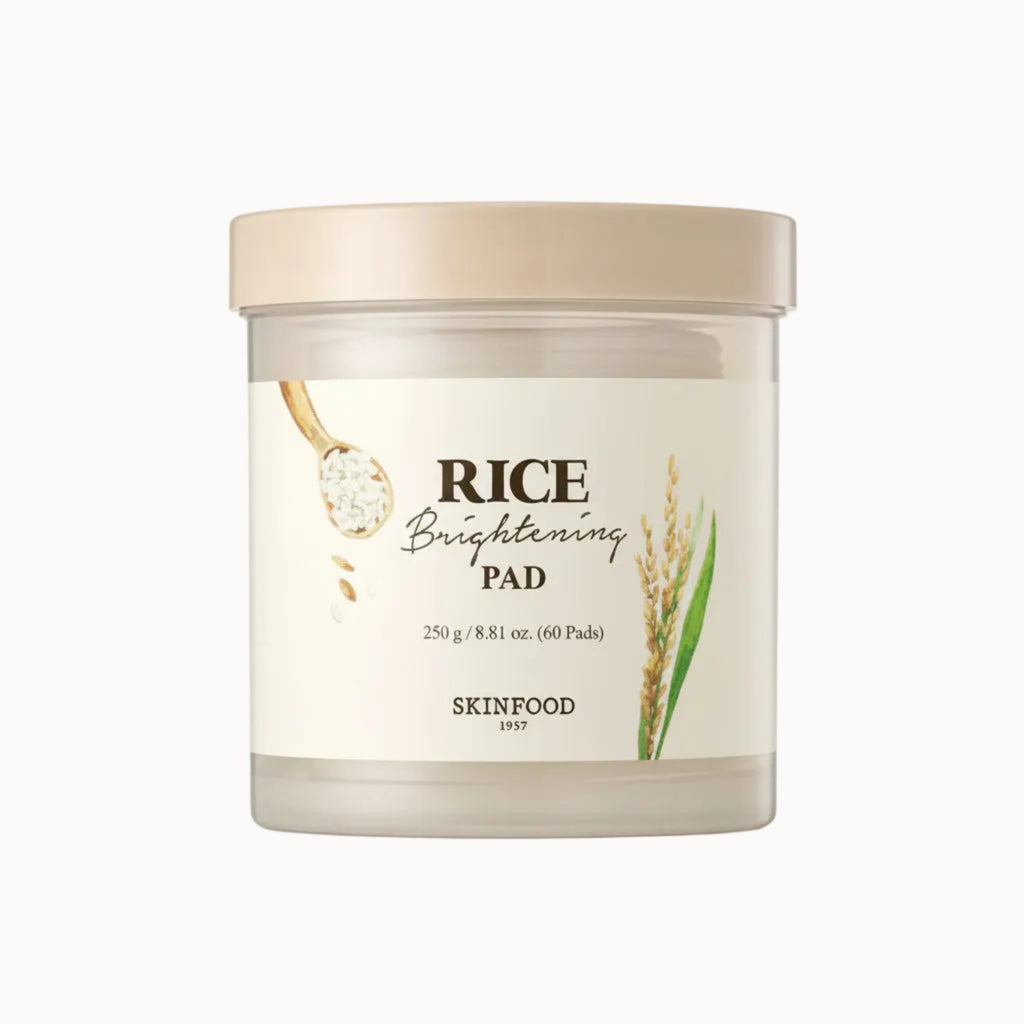 Almohadillas con tónico iluminador Rice Brightening Pad (60u)
