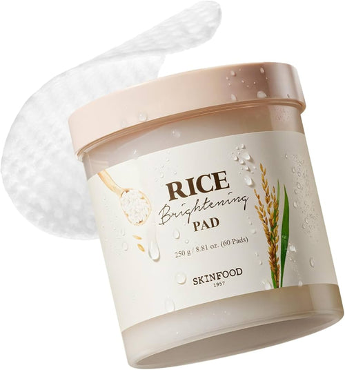 Almohadillas con tónico iluminador Rice Brightening Pad (60u)